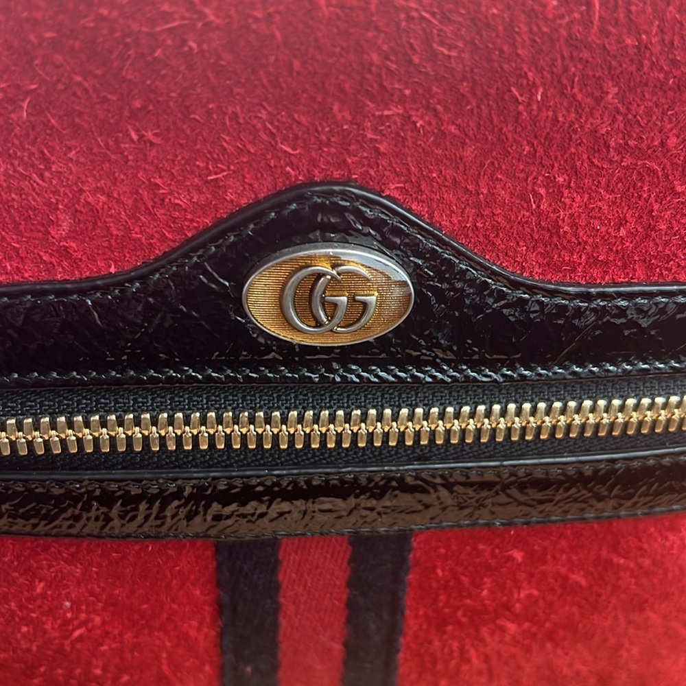 Gucci ophidia crossbody red suede - Picture 10 of 15